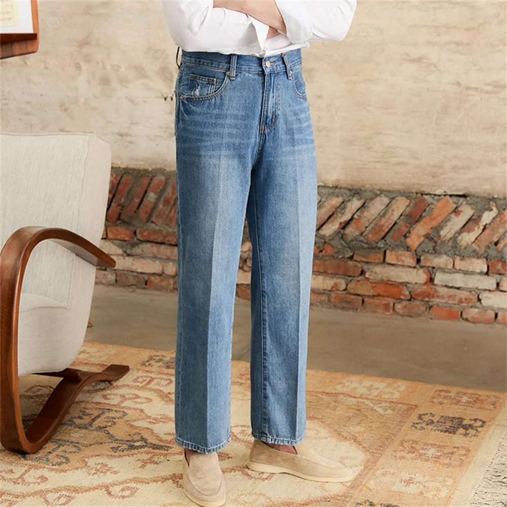 Summer Thin Retro Jeans - Image 4