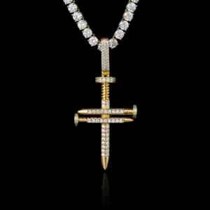 Nail Cross Pendant