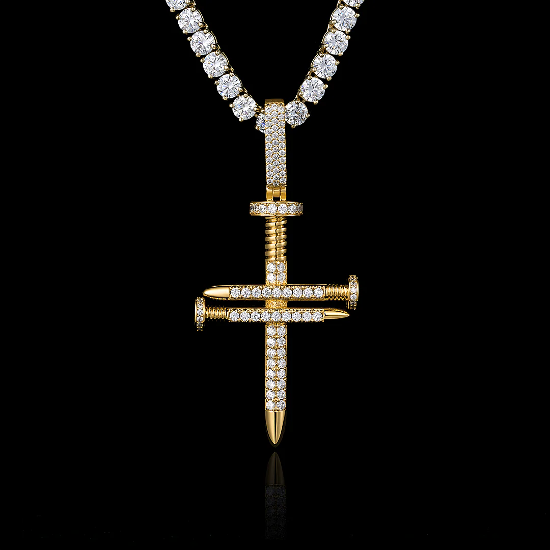 Nail Cross Pendant