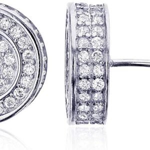 Round Stud Earrings